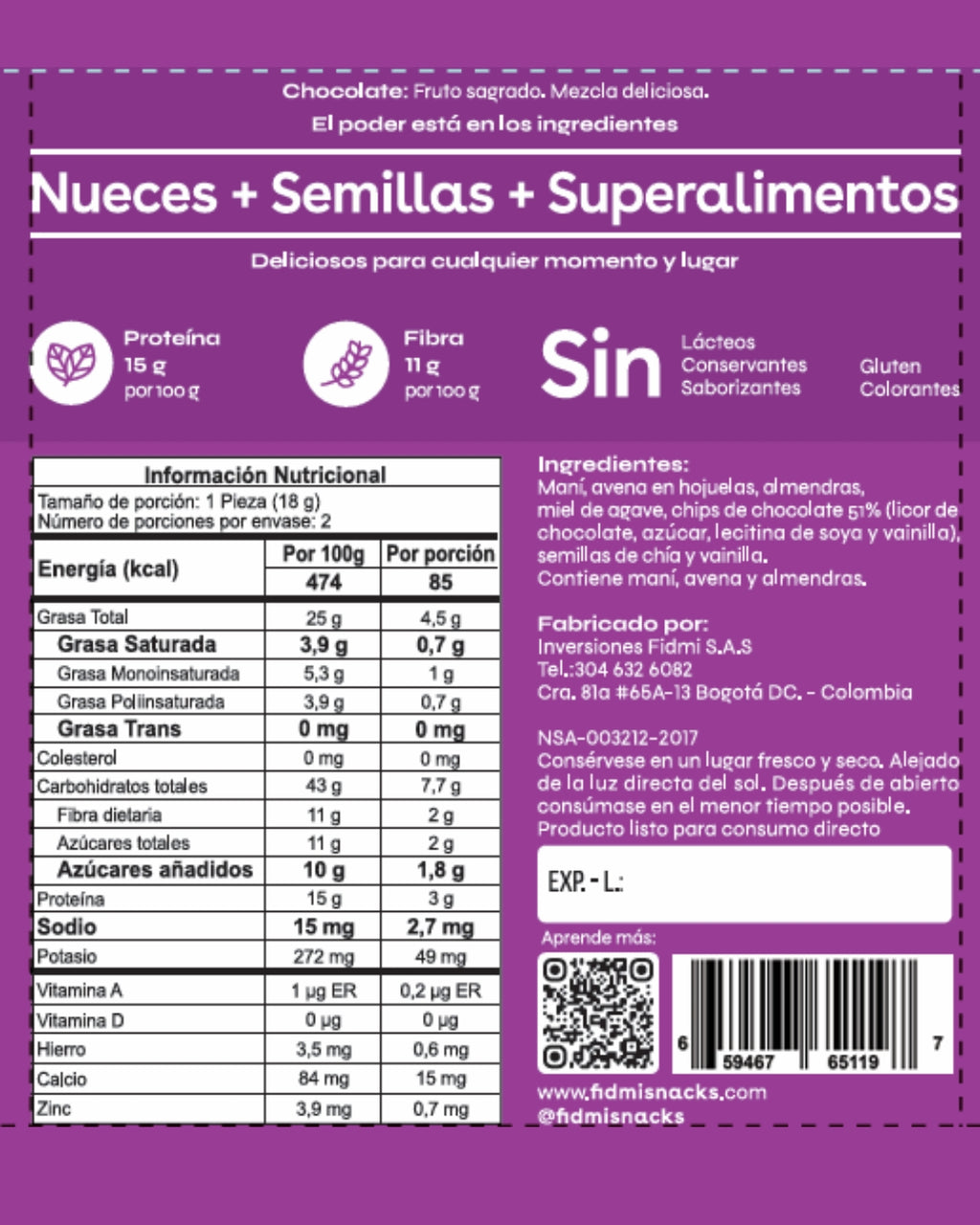 Galleta — Personal 36 g