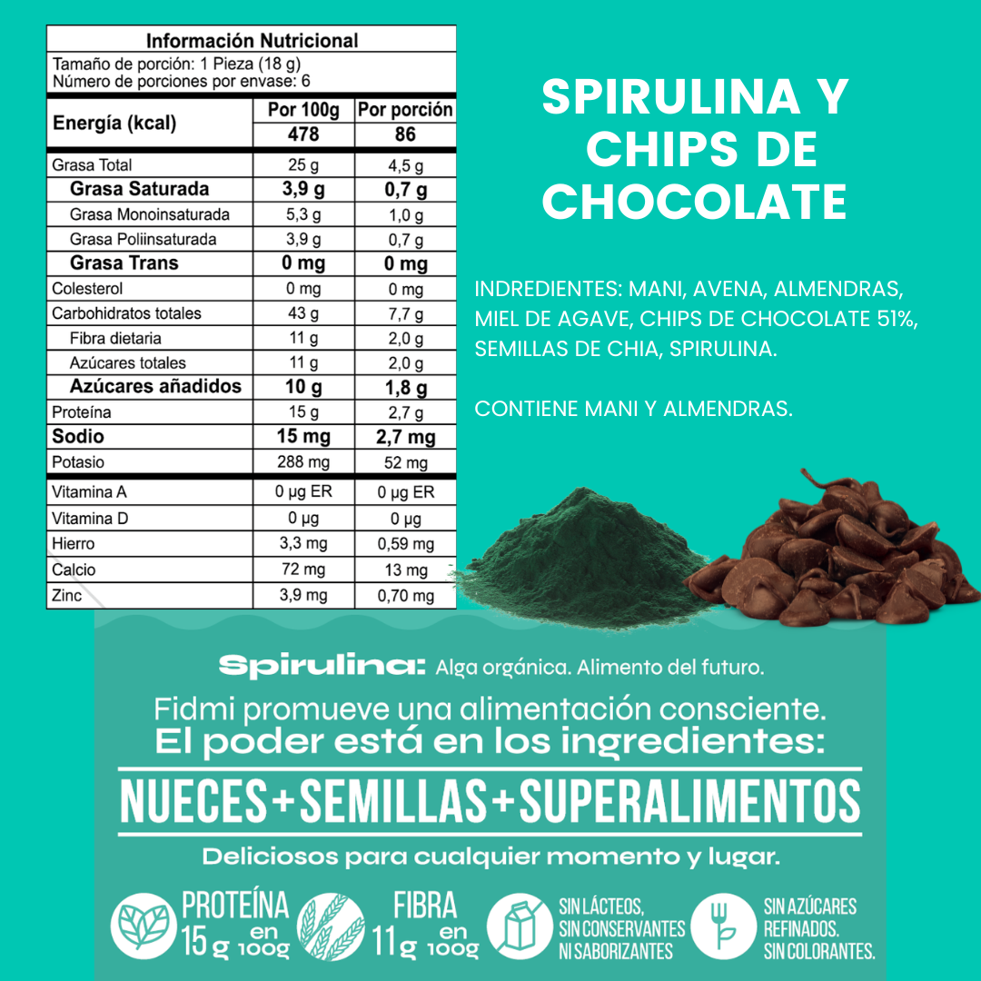 Spirulina y Cacao — Tripack
