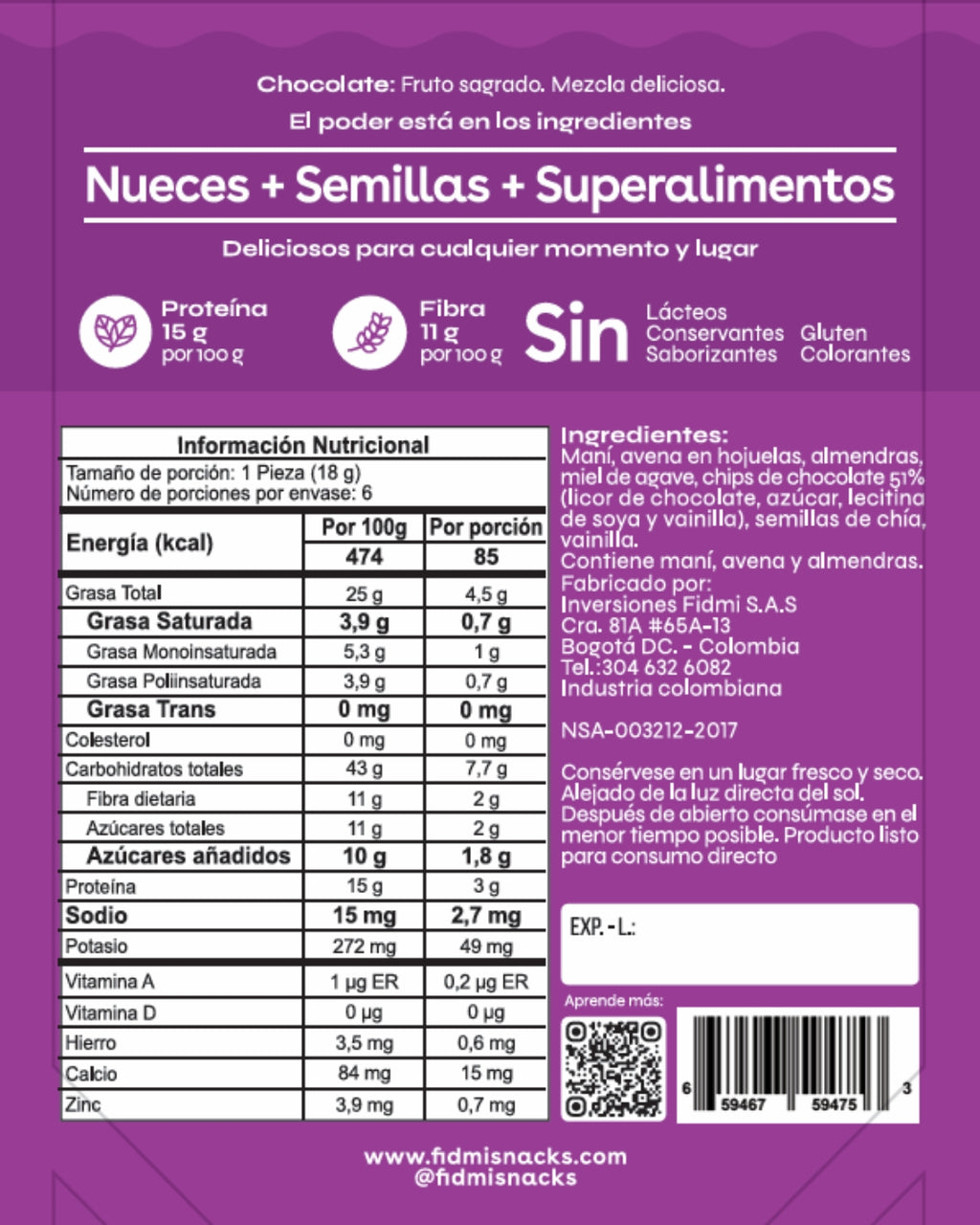 Galleta — Doypack 108 g