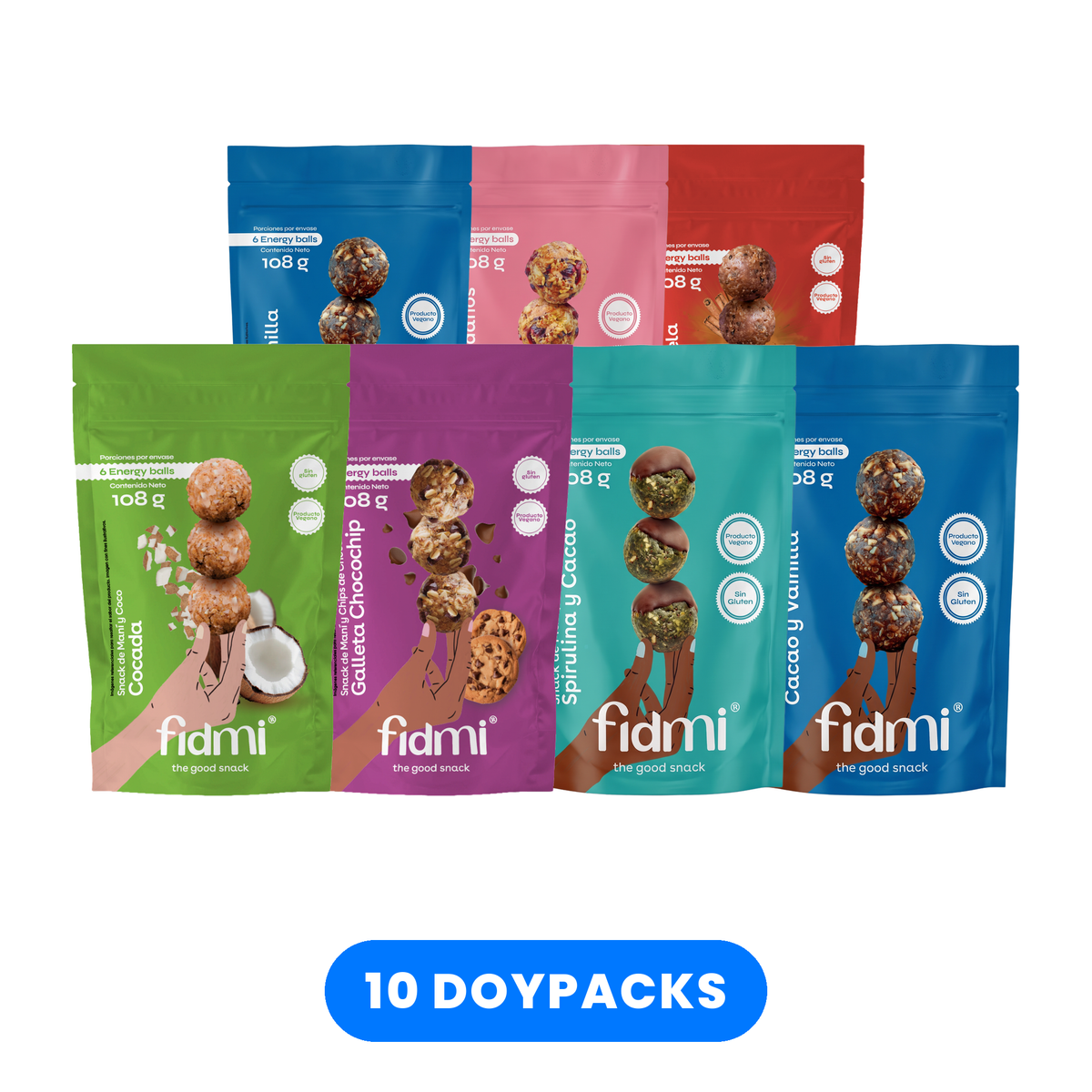 Caja Fidmi de 10 doypacks surtidos
