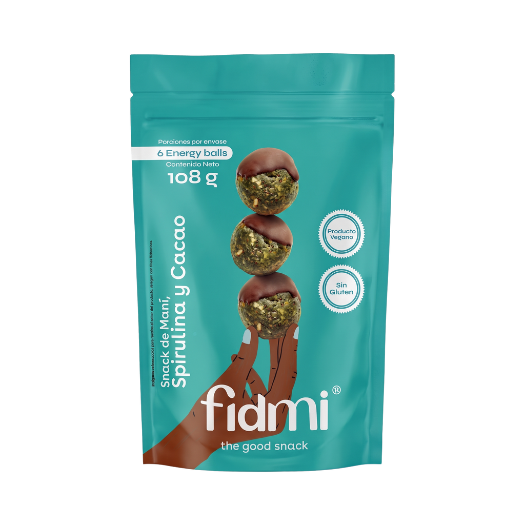 Doypack Fidmi Spirulina y Cacao 108 g