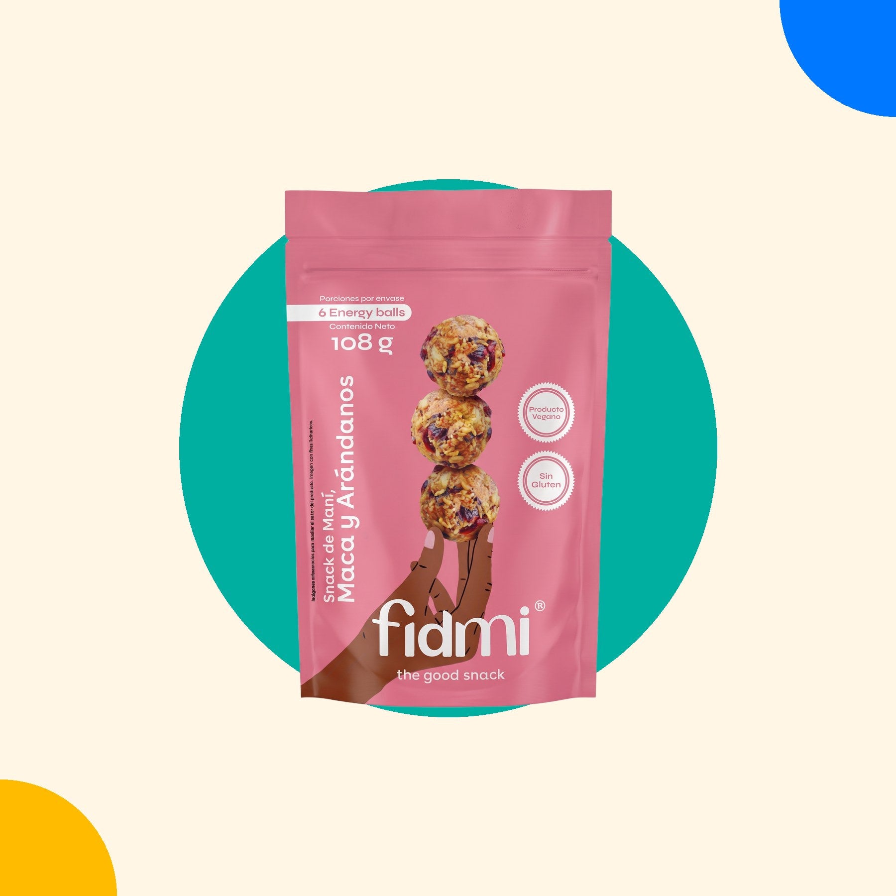 Doypack Maca y Arándanos de Fidmi