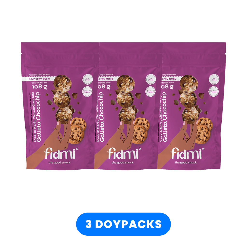 Tripack Fidmi Galleta: 3 doypacks de 108 g